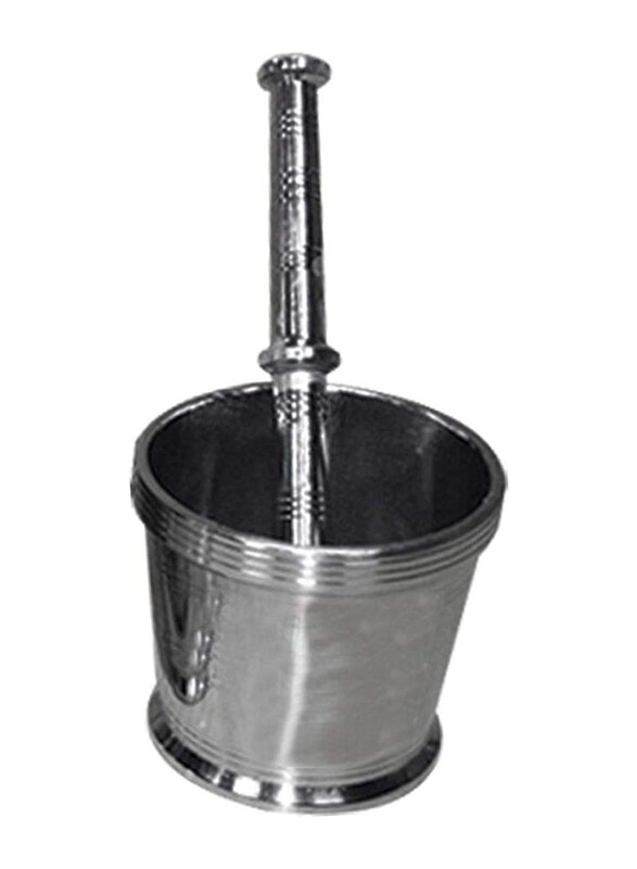 

Raj Stainless Steel Mortar, SM0004, Large, Silver