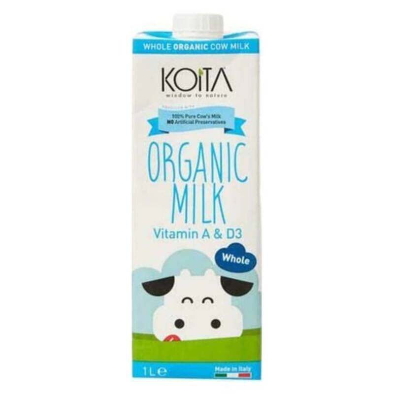 

Koita Whole Organic Cow Milk Vitamin A & D3 1L