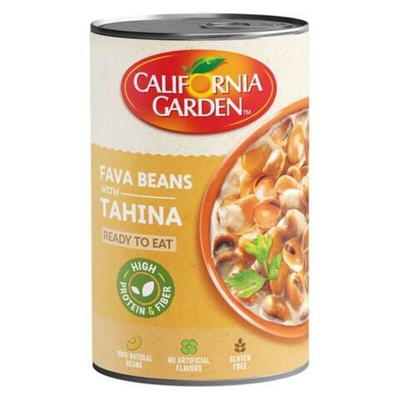 

California Garden Canned Fava Beans With Tahina 450g