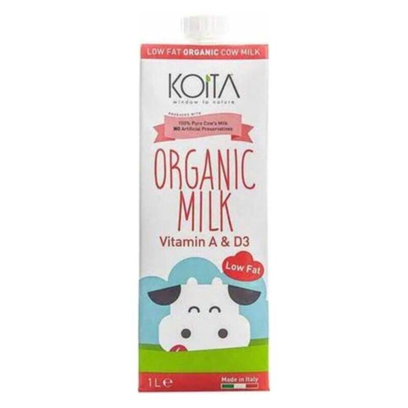 

Koita Low Fat Organic Cow Milk Vitamin A & D3 1L