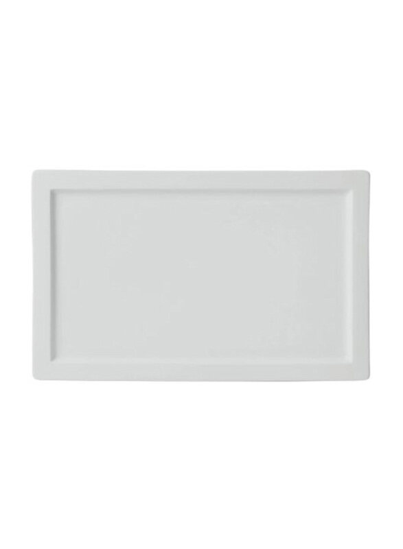 

Baralee 27cm Simple Plus Rectangular Rim Plate, White