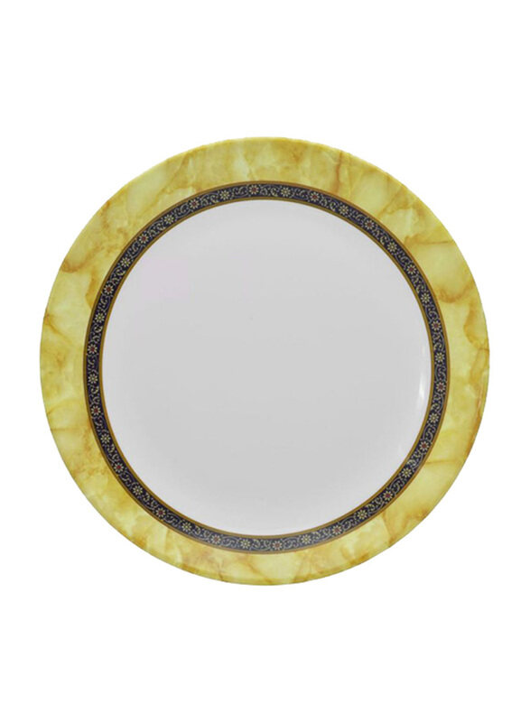 

Dinewell 10.5-inch Hotensia Melamine Round Dinner Plate, Multicolour