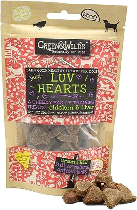 

Generic Green&Wilds Luv Hearts Dog Treats