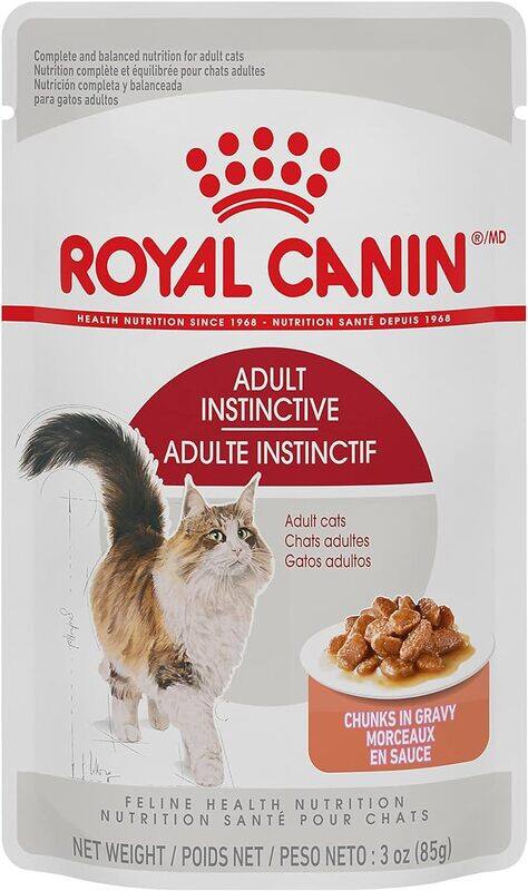 

Royal Canin Feline Care Nutrition Hair & Skin In Gravy Adult Wet Cat Food