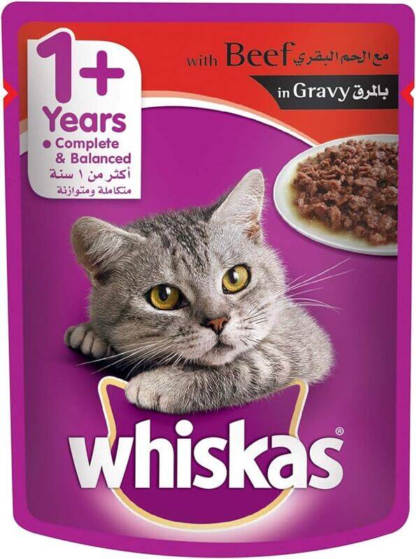 

Whiskas Beef In Gravy Wet Cat Food