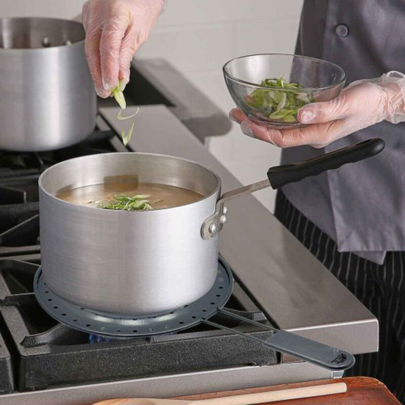 

Raj 20cm Steel Simmer Ring Heat Diffuser, Black
