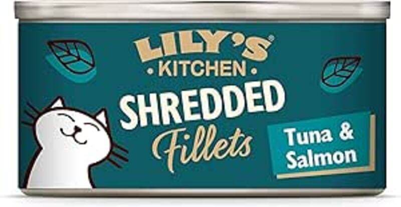 

Lily's Kitchen Shredded Fillets Tuna & Salmon In Broth Wet Cat Food 70G