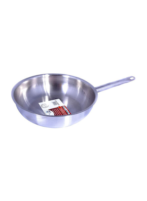

Chefset 22cm Stainless Steel Fry Pan Without Lid, Silver