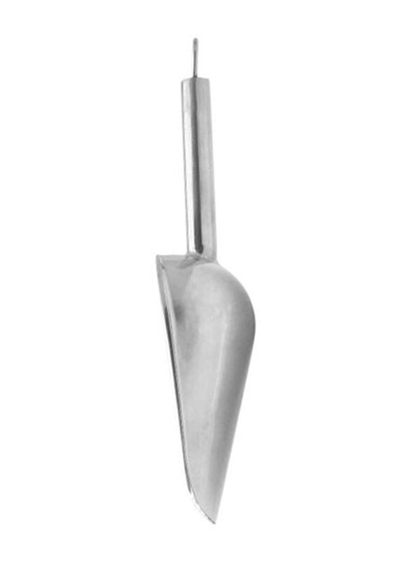 

Raj 4 inch Pipe Handle Heavy Scoop, Silver