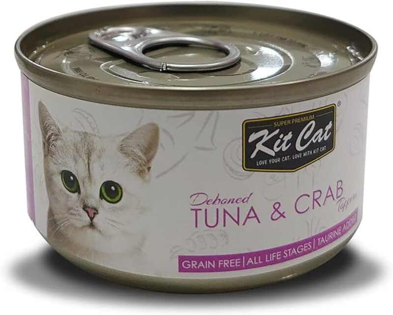 

Kit Cat Grain Free Tuna & Crab Topper Wet Cat Food