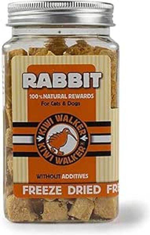 

KIWI WALKER Freeze Dried Grain Free Snack Rabbit Cubes Dog & Cat Treats