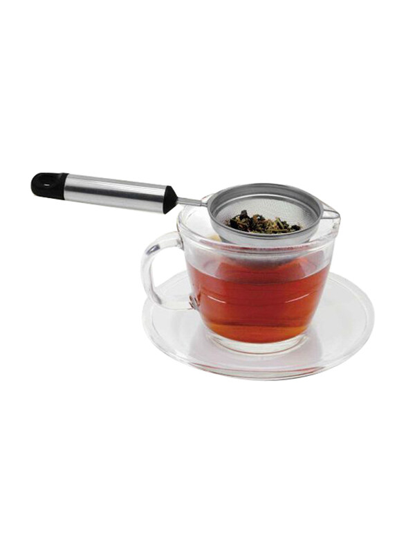 

Raj 8.5cm Pipe Handle Tea Strainer, Silver
