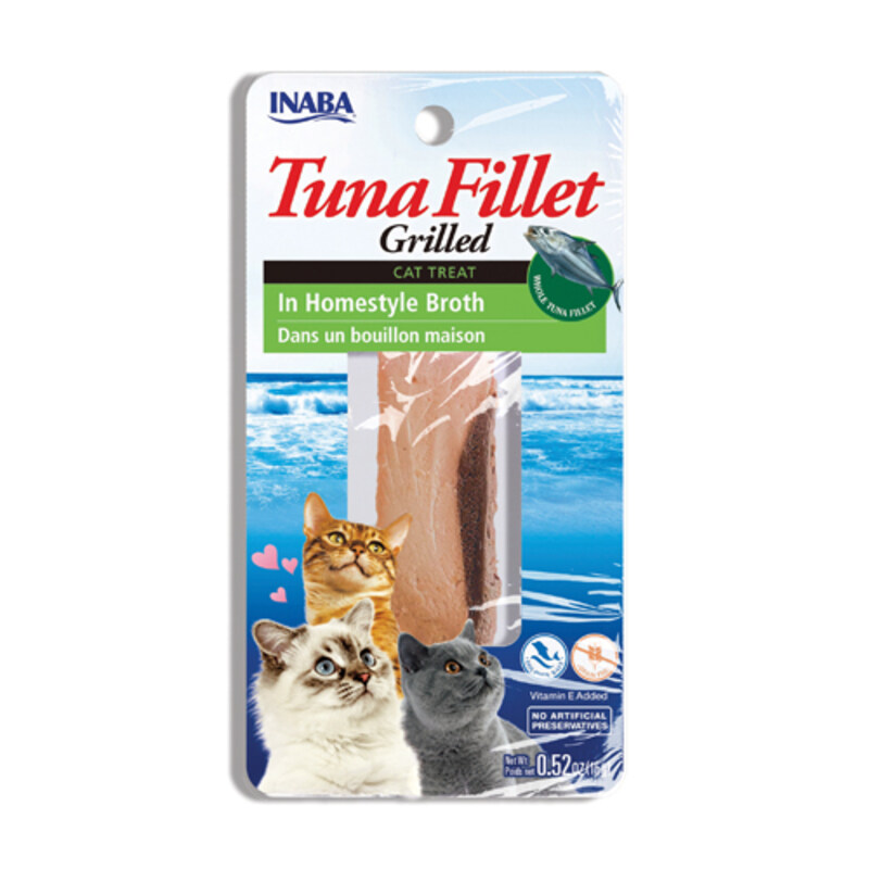

Inaba Grilled Tuna Fillet In Homestyle Broth Cat Treat