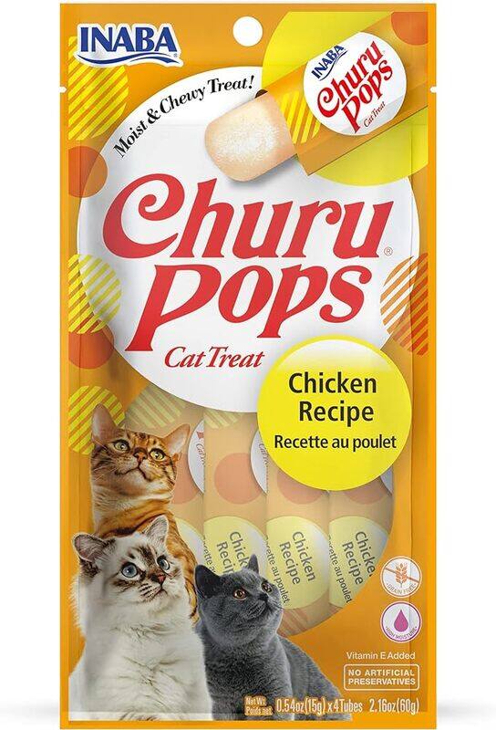

Inaba Churu Pops Chicken Recipe Cat Treat - 60G
