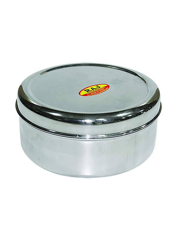 

Raj Deluxe 8 Puri Dabba, Silver