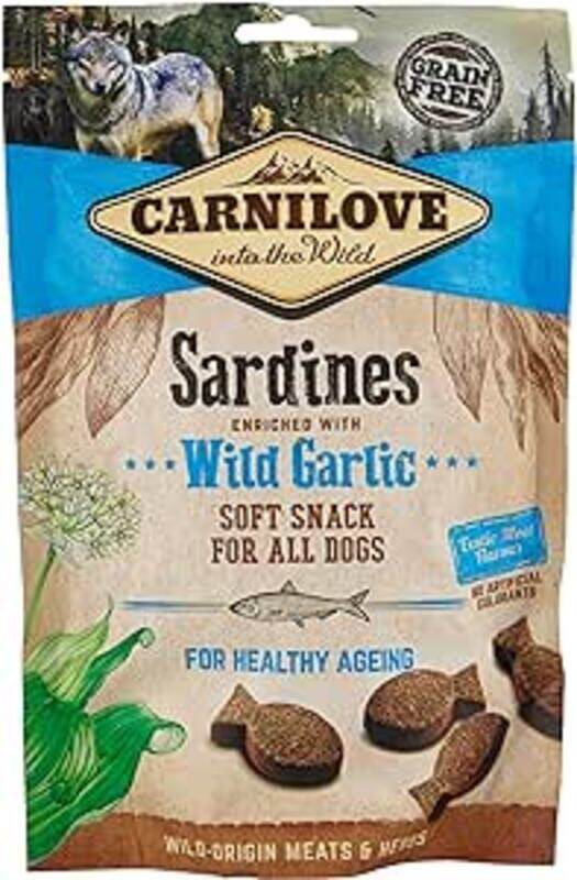 

Carnilove Sardines Enriched With Wild Garlic Soft Snack Dog Treats