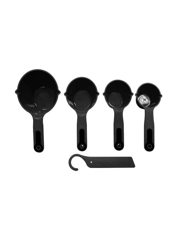 

Raj 4 Piece Plastic Measuring Cup Set, Black