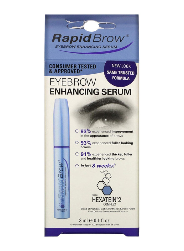 

RapidBrow Eyebrow Enhancing Serum, 3ml, 2 Pieces, Clear