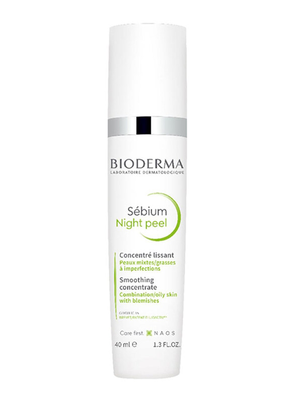 

Bioderma Sebium Night Peel Smoothing Concentrate Gel for Combination to Oily Skin, 40ml