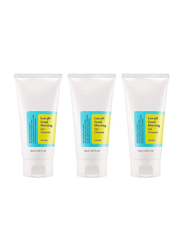 

Cosrx Low pH Good Morning Gel Cleanser, 3 x 150ml, 3 Pieces