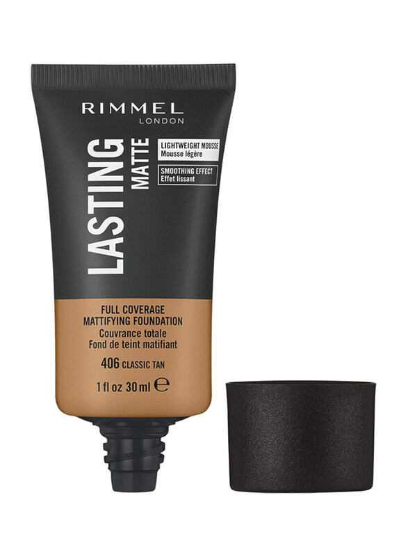 

Rimmel London Lasting Finish Matte Foundation, 30ml, 406 Classic Tan, Beige