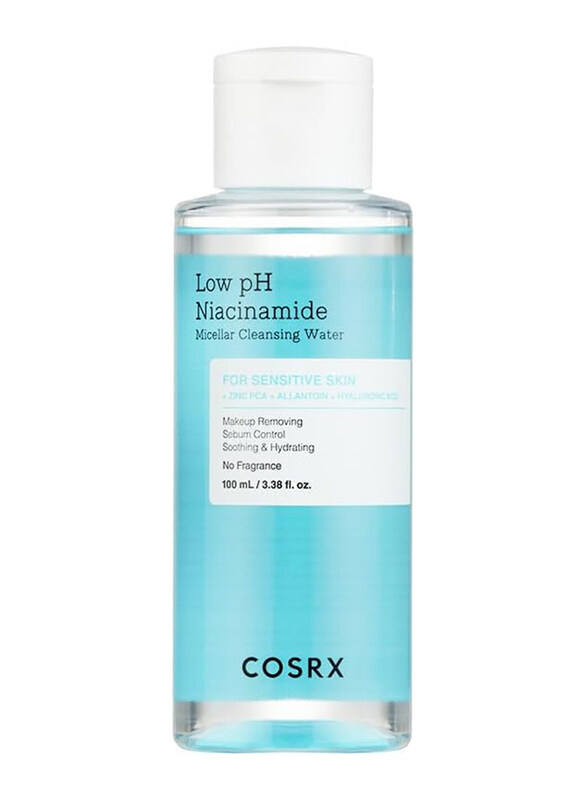 

Cosrx Low Ph Niacinamide Micellar Cleansing Water Daily Mild Facial Cleansing Wash, 100ml