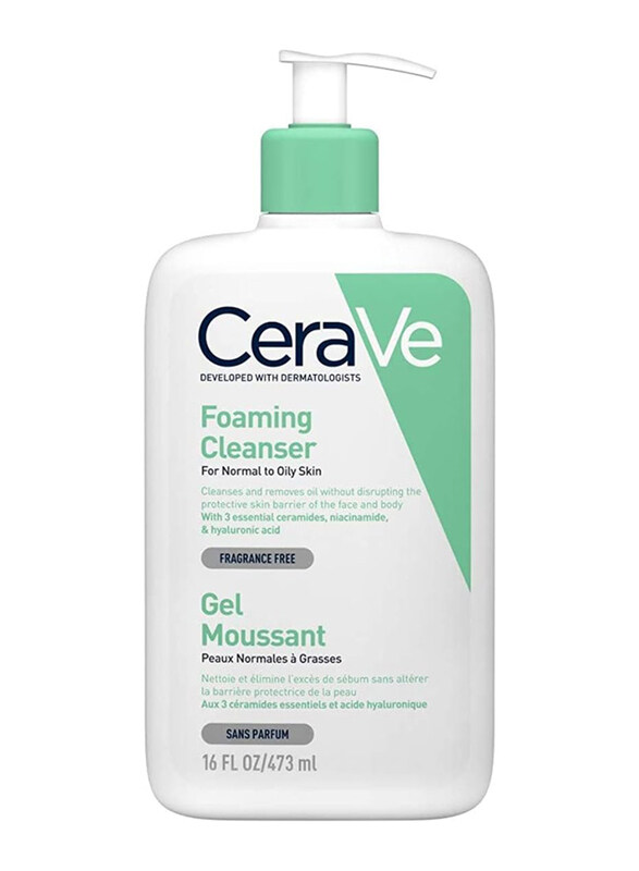 

Cerave Normal Grasa Foaming Cleanser for Normal to Oil Skin, 473ml