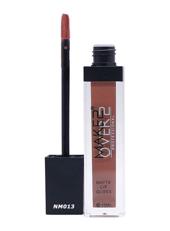 

Make Over 22 Matte Lip Gloss, NM013, Brown