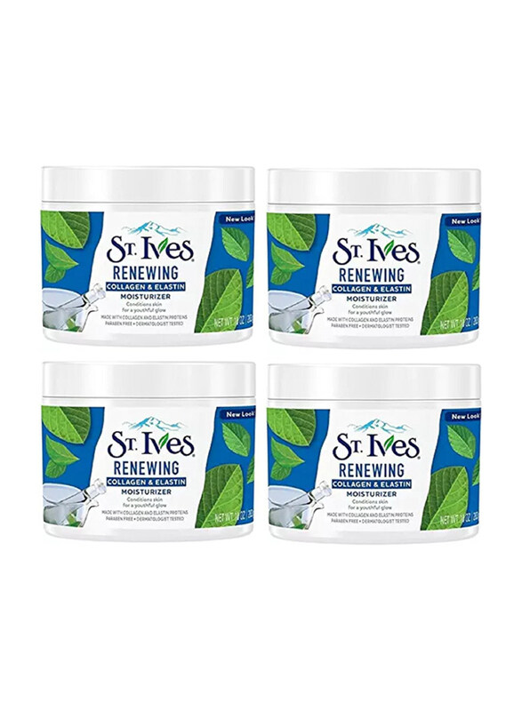 

St. Ives Renewing Collagen & Elastin Moisturizer, 4 x 10oz, 4 Pieces