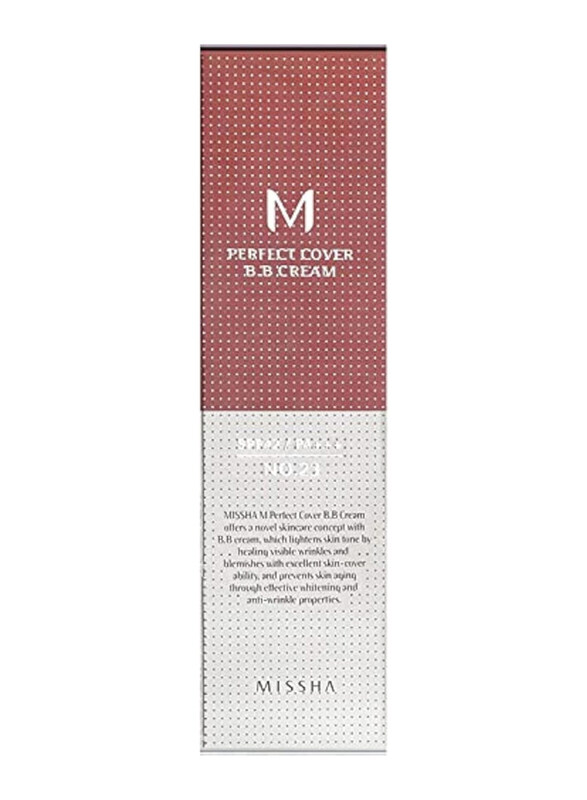 

Missha M Perfect Cover BB Cream, Natural Beige, Beige