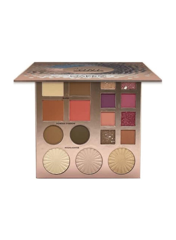 

Make Over 22 Creamy Shimmer Eye Glitter Eyeshadow Palette, M3101, Multicolour