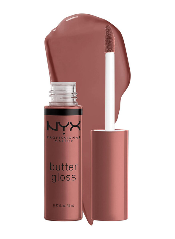 

Nyx Professional Makeup Butter Gloss Brown Sugar, 8ml, (Spiked Toffee) Brown Mauve, Brown