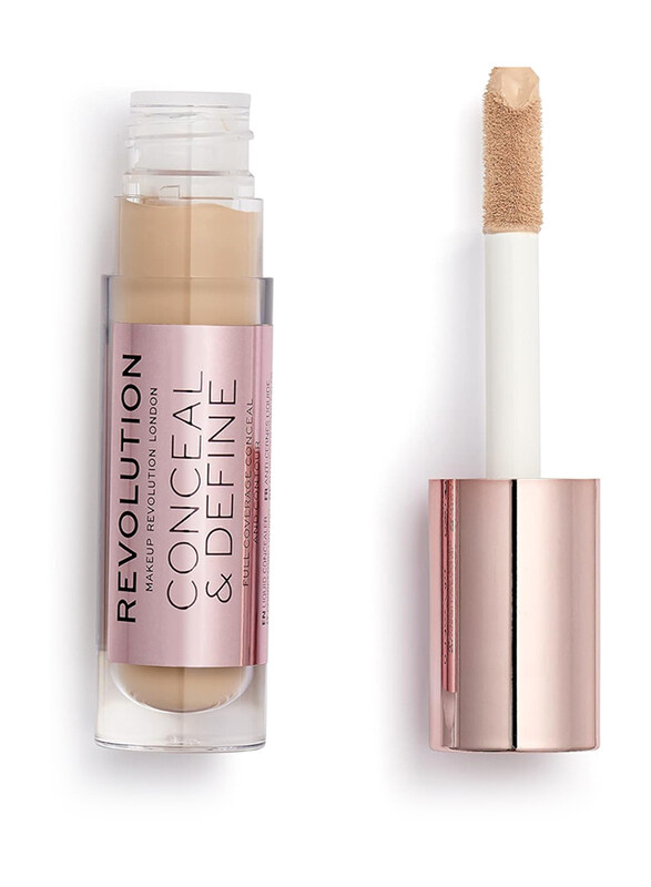 

Makeup Revolution Makeup Conceal & Define Concealer, 4ml, C8, Beige