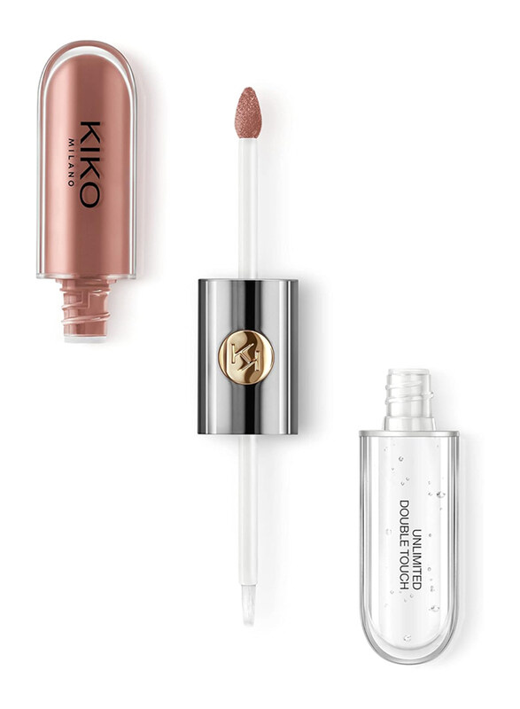 

Kiko Milano Unlimited Double Touch Lipstick, 2 x 3ml, Pack of 1, 103 Natural Rose, Pink