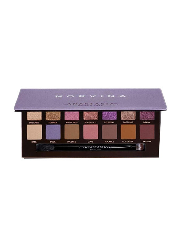 

Anastasia Beverly Hills Norvina Eyeshadow Palette, 04 Treasure, Multicolour