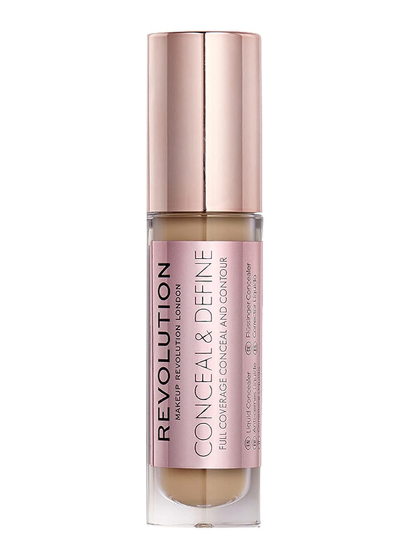 

Revolution Beauty Conceal & Define Concealer, Full Coverage & Lightweight, C11, 0.14 Oz, Beige