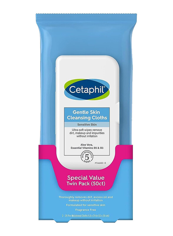 

Cetaphil Gentle Skin Cleansing Cloths, 50 Pieces