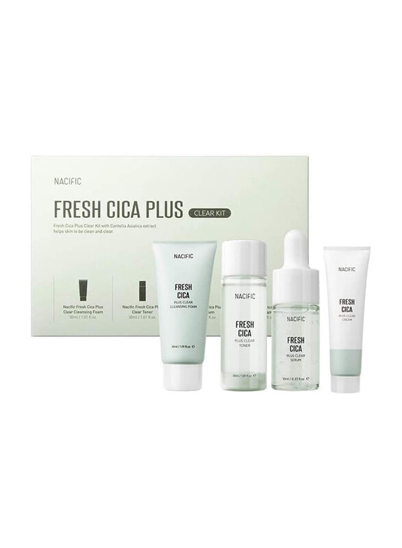 

Nacific Cleansing Foam Toner Serum Cream Fresh Cica Plus Clear Kit, Set