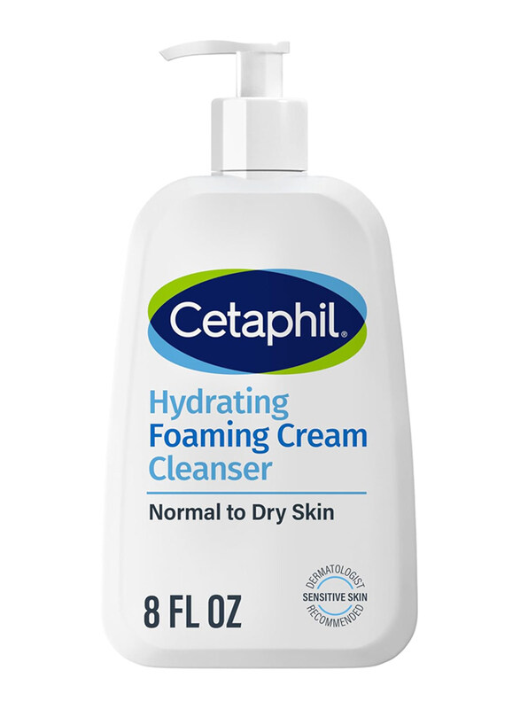 

Cetaphil Hydrating Foaming Cream Cleanser for Normal to Dry, 8oz