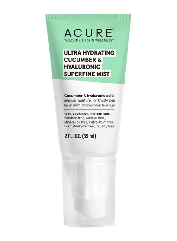 

Acure Ultra Hydrating Cucumber & Hyaluronic Superfine Mist, 59ml