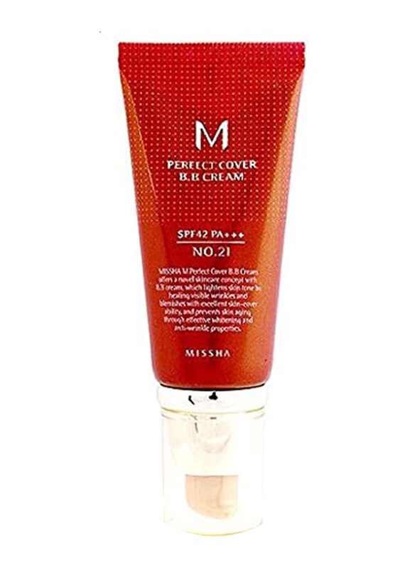 

Missha M Perfect Cover BB Cream with SPF 42 PA +++, 50ml, No.21, Beige