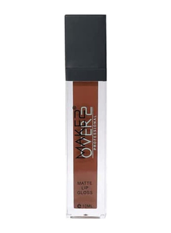 

Make Over 22 Matte Lip Gloss, NM011, Brown