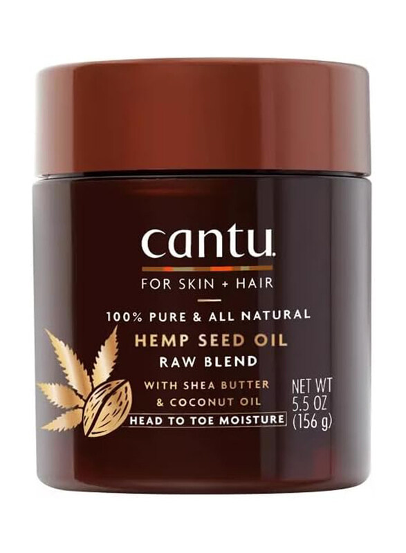 

Cantu Hemp Seed Body Oil with Raw Blend Jar, 156gm