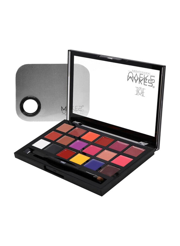 

Make Over 22 Professional Lipstick Palette, Multicolour