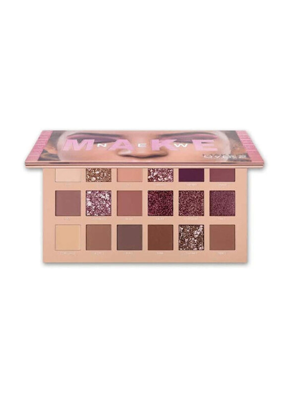 

Make Over 22 MNE001 18 Colour The New Eyeshadow Palette, Multicolour
