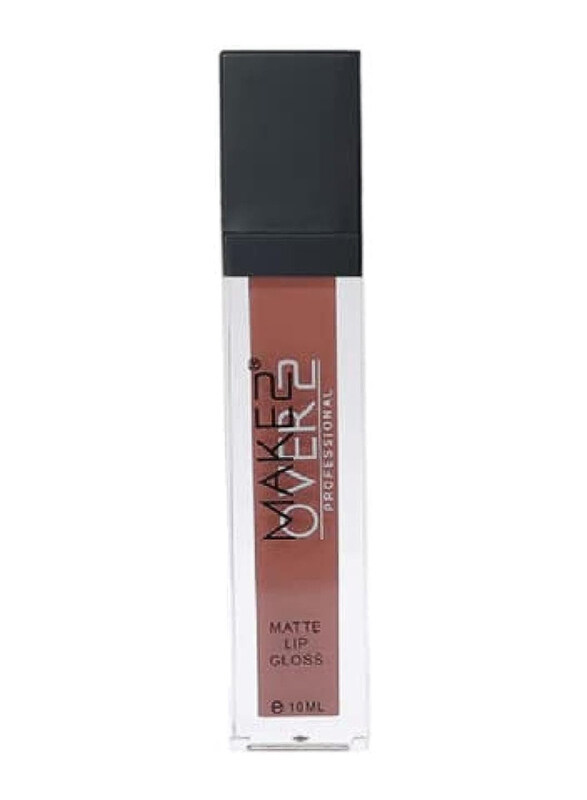 

Make Over 22 Matte Lip Gloss, NM008, Brown