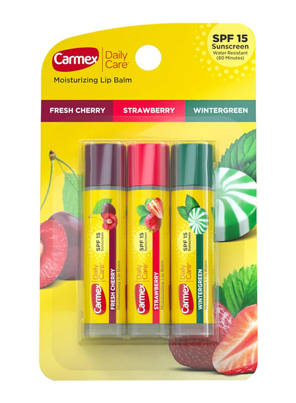 

Carmex Moisturizing Lip Balm, 3 Pieces