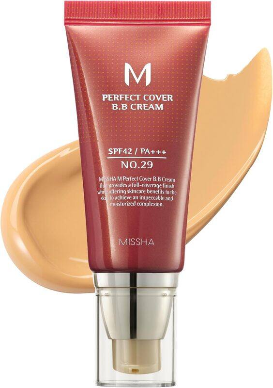 

Missha M Perfect Cover BB Cream, Caramel Beige, Beige