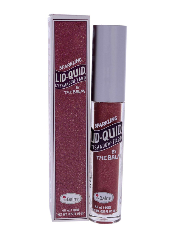 

The Balm Lid-Quid Sparkling Liquid Eye Shadow, 4.5ml, Strawberry Daiquiri, Red, 247119