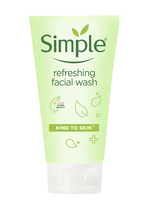Simple Refreshing Facial Wash Soap Free for All Skin Types, 150ml